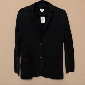 J.Crew Sophie open-front sweater-blazer - Black